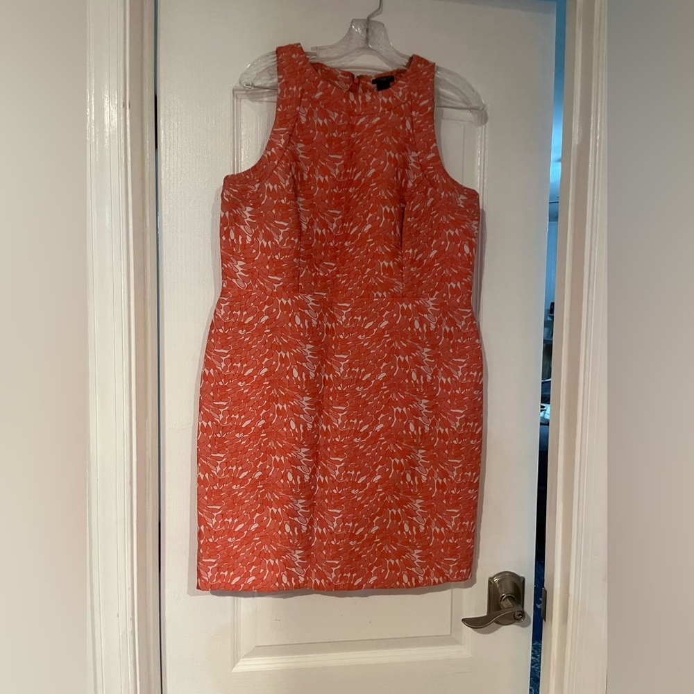 Pink jacquard dress